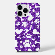 Schattigee Botten en Paw prints iPhone Hoesje