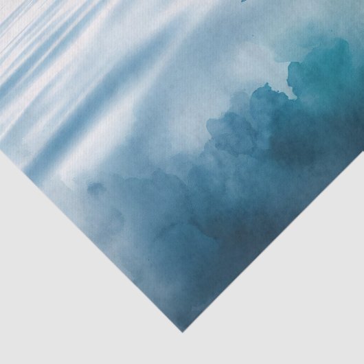 Schattigee Bottlenose Dolfijn Waterverf Decoupage Tissuepapier (Detail)