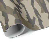 Schattigee Bottomland Camo Esthetische Roze Ribbon Cadeaupapier (Rol Hoek)