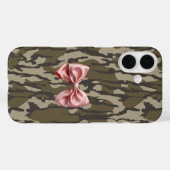 Schattigee Bottomland Camo Esthetische Roze Ribbon Case-Mate iPhone Case (Achterkant (horizontaal))