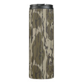 Schattigee Bottomland Camo Esthetische Roze Ribbon Thermosbeker (Achterkant)