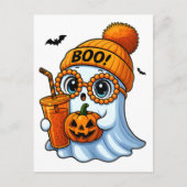 Schattigee Boujee Ghost Halloween | Spooky Chic Ae Briefkaart (Voorkant)