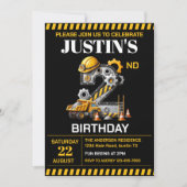 Schattigee bouw 2e verjaardag kaart (Voorkant)