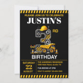 Schattigee bouw 3e verjaardag kaart (Voorkant)