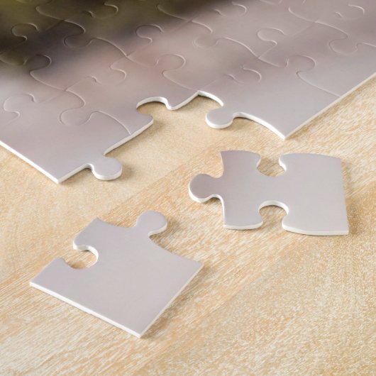 Schattigee Bow Handtekening Naam Foto Legpuzzel (Zijkant)