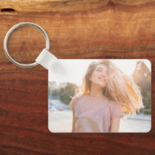 Schattigee Bow Handtekening Naam Foto Sleutelhanger (Achterkant)