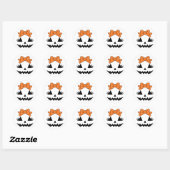 Schattigee Bow Pumpkin Face Sticker (Vel)