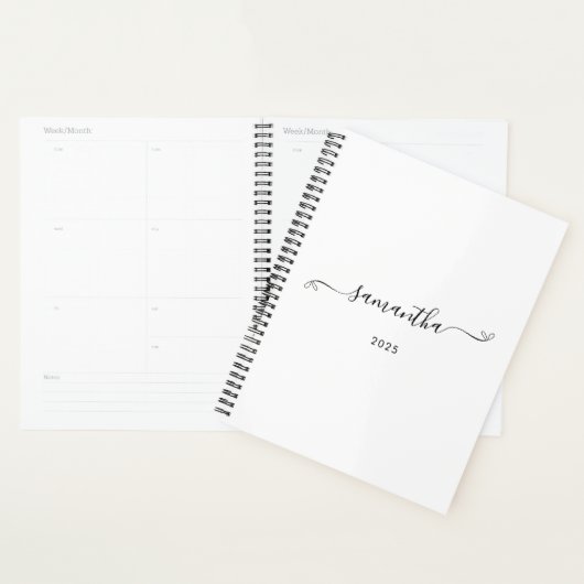 Schattigee Bow Signature Name Planner (Display)