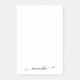 Schattigee Bow Signature Name Post-it® Notes