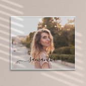 Schattigee Bow Signature Name Poster