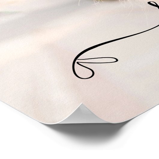 Schattigee Bow Signature Name Poster (Hoek)