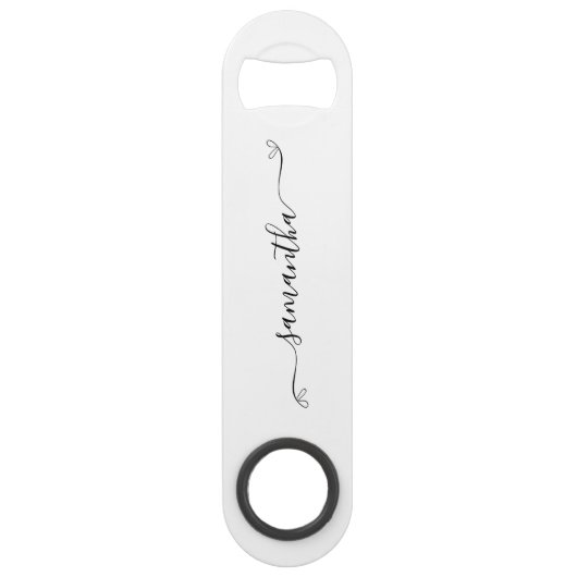 Schattigee Bow Signature Name Speed Flessenopener (Voorkant)