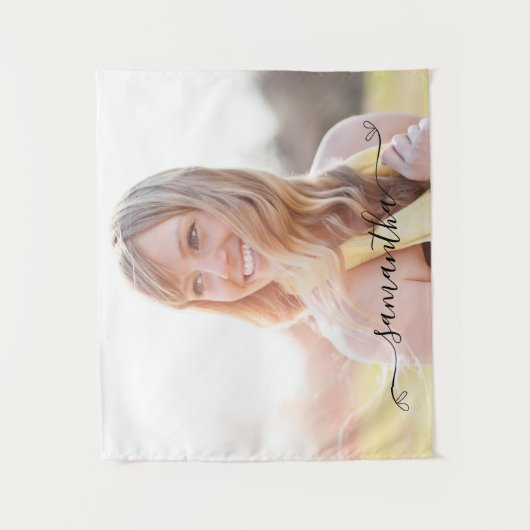 Schattigee Bow Signature Name Wandkleed (Voorkant)