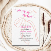 Schattigee Bow Sketch Ze bindt het knoop Vrijgezel Kaart