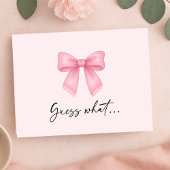 Schattigee Bow Surprise Vakantie Onthullen Kaart
