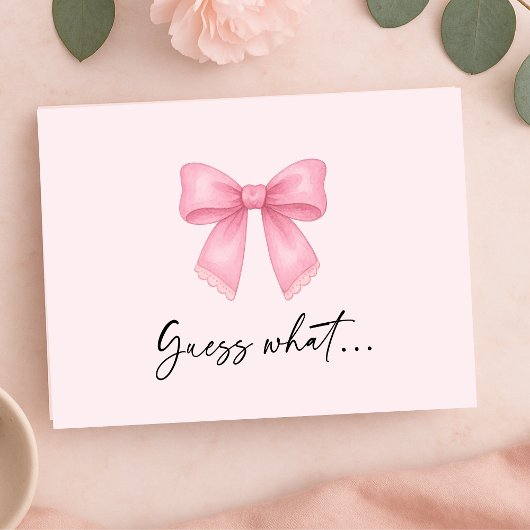 Schattigee Bow Surprise Vakantie Onthullen Kaart