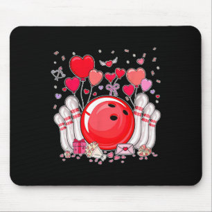 Schattigee Bowling Byll Valentijn Heart Lover Spel Muismat