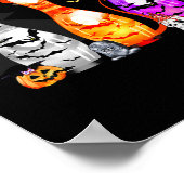 Schattigee Bowling Pin Halloween Spooky Kostuum Poster (Hoek)