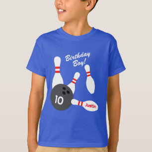 Schattigee bowling verjaardagsfeestje t shirt voor