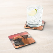 Schattigee Boxer Dog Water Kleur Olieverfschilderi Drankjes Onderzetter (Rechterzijde)