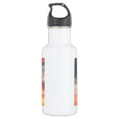 Schattigee Boxer Dog Water Kleur Olieverfschilderi Waterfles (Achterkant)