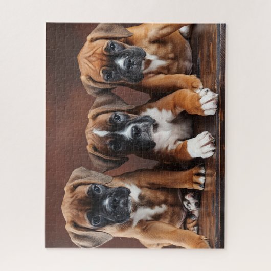 Schattigee Boxer Puppies Legpuzzel (Verticaal)