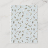 Schattigee Boy Nursery Essential Boeken voor Baby  Informatiekaartje (Achterkant)