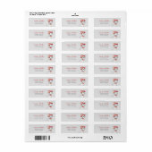 Schattigee brandweerman Dalmatiër Etiket (Full Sheet)