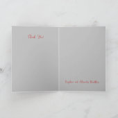 Schattigee Brandweerman Dalmatische Baby shower Bedankkaart (Binnen)