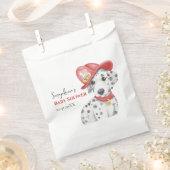 Schattigee Brandweerman Dalmatische Baby shower Bedankzakje (Geknipt)