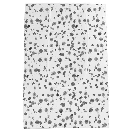 Schattigee Brandweerman Dalmatische Baby shower Medium Cadeauzakje (Achterkant)