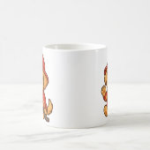 Schattigee brandweerman Golden Retriever Mok Drink (Center)