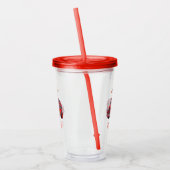 Schattigee brandweerwagen acryl drinkbeker (Links)