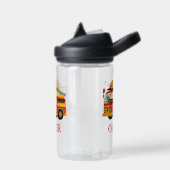 Schattigee Brandweerwagen en Brandweerman Geperson Waterfles (Links)