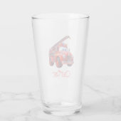 Schattigee brandweerwagen glas (Achterkant)