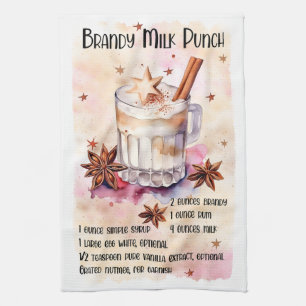 Schattigee Brandy Milk Punch Kerstmis Drink Recept Theedoek