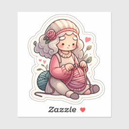 Schattigee Breien Fan Art Sticker