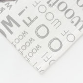 Schattigee Briard Shepherd Dog Kerstvakantie Fleece Deken (Hoek)