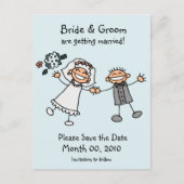 Schattigee Briefkaarten Save the Date (Voorkant)