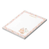 Schattigee brieven aan de kerstman en mail kerstpa notitieblok (Linkerzijde)