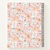 Schattigee brieven aan de kerstman en mail kerstpa notitieboek (Achterkant)