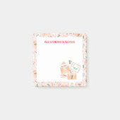 Schattigee brieven aan de kerstman en mail kerstpa post-it® notes (Voorkant)