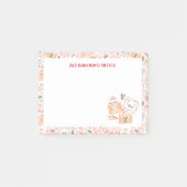 Schattigee brieven aan de kerstman en mail kerstpa post-it® notes (Voorkant)