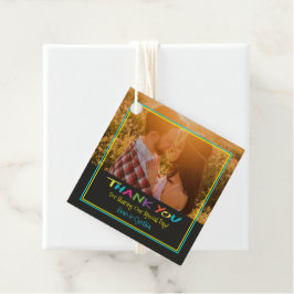 Schattigee Brieven Met Hart Trouwen Dank U Foto Bedankjes Labels