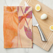 Schattigee Bright Sinaasappel Tabby Cat Theedoek (Quarter Fold)