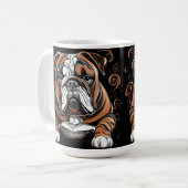 Schattigee Britse BullDog Coffee Mok (Voorkant links)