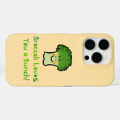 Schattigee Broccoli Pun Cartoon Design Case-Mate iPhone Case (Achterkant (horizontaal))