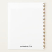 Schattigee Broccoli Pun Cartoon Design Planner (Achterkant)