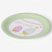 Schattigee broedeieren - Happy Easter Papieren Bordje (Gekanteld)