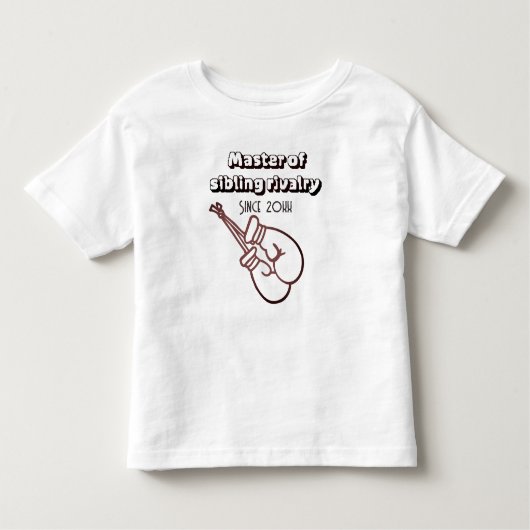 Schattigee broers en zussen rivaliteit kinder shirts (Voorkant)
